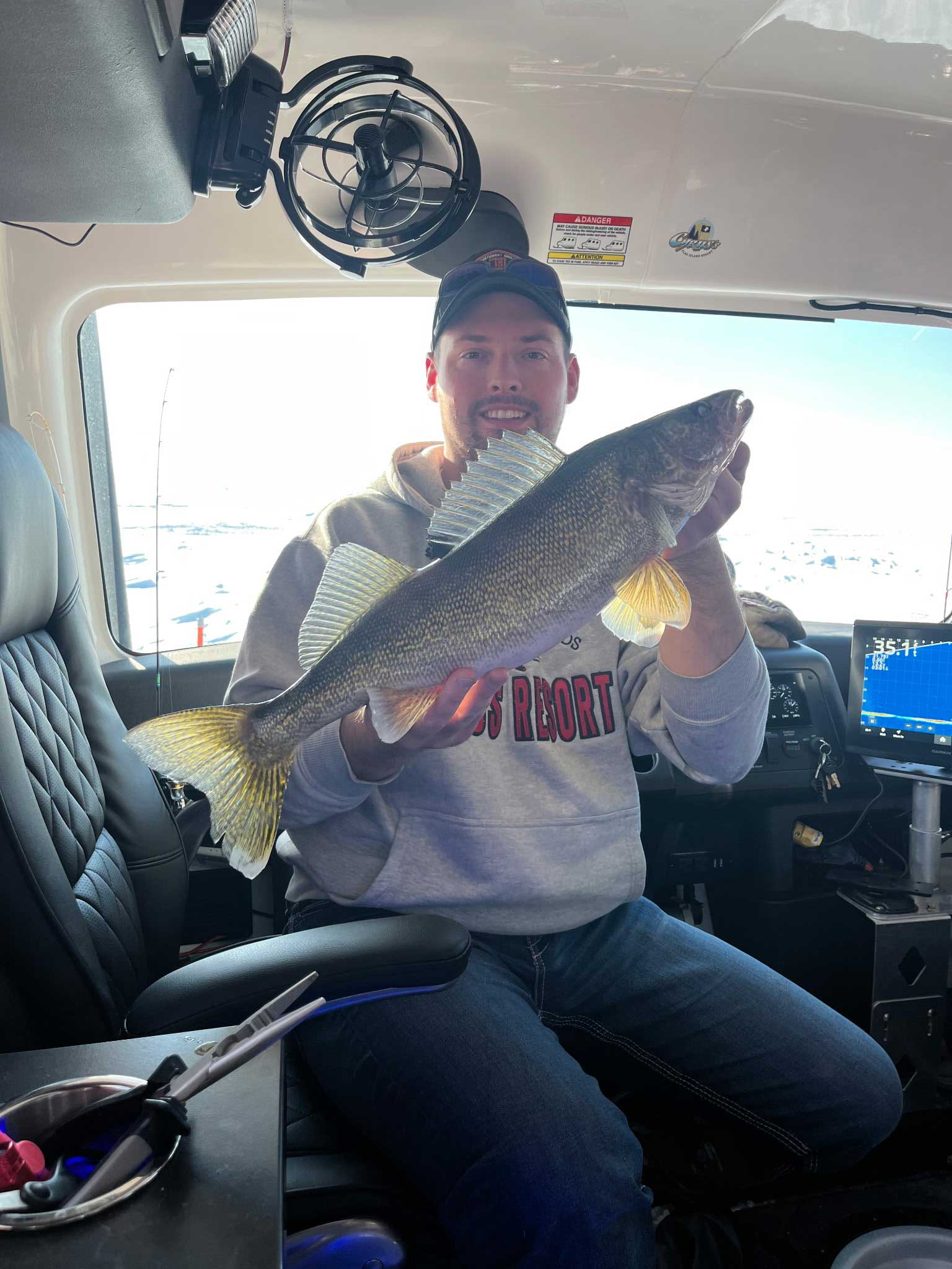 Ice Fishing Cyrus Resort Lake of the Woods, MN